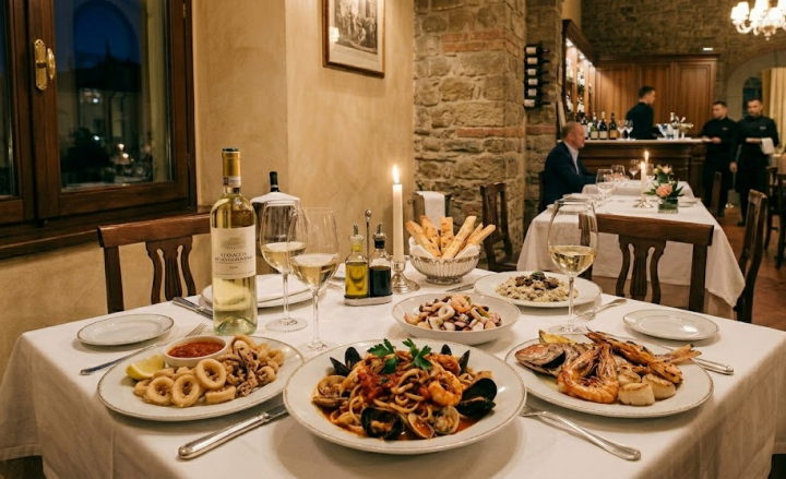 Restaurant fruits de mer