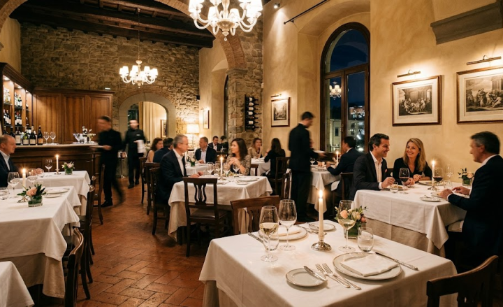 Restaurant gastronomique italien